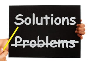 Be the solution not the problem