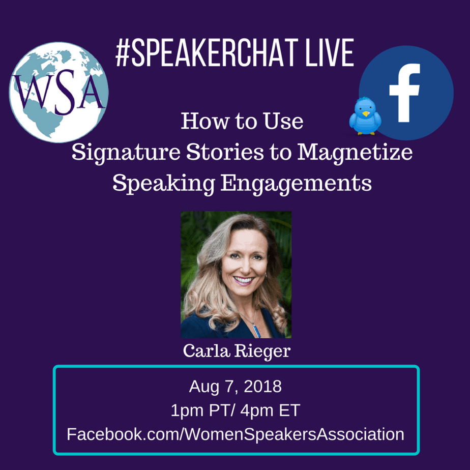 How to Use Signature Stories to Magnetize Speaking Engagements [SpeakerChat]