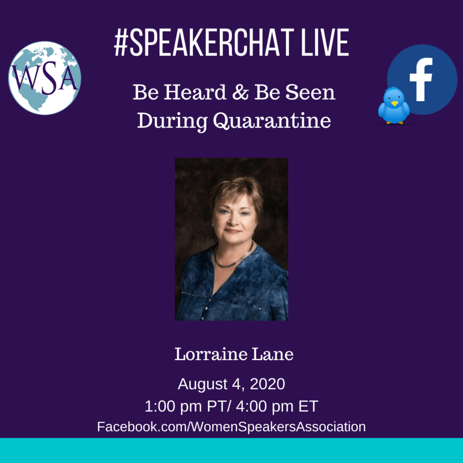 SpeakerChat:  Be Heard & Be Seen During Quarantine