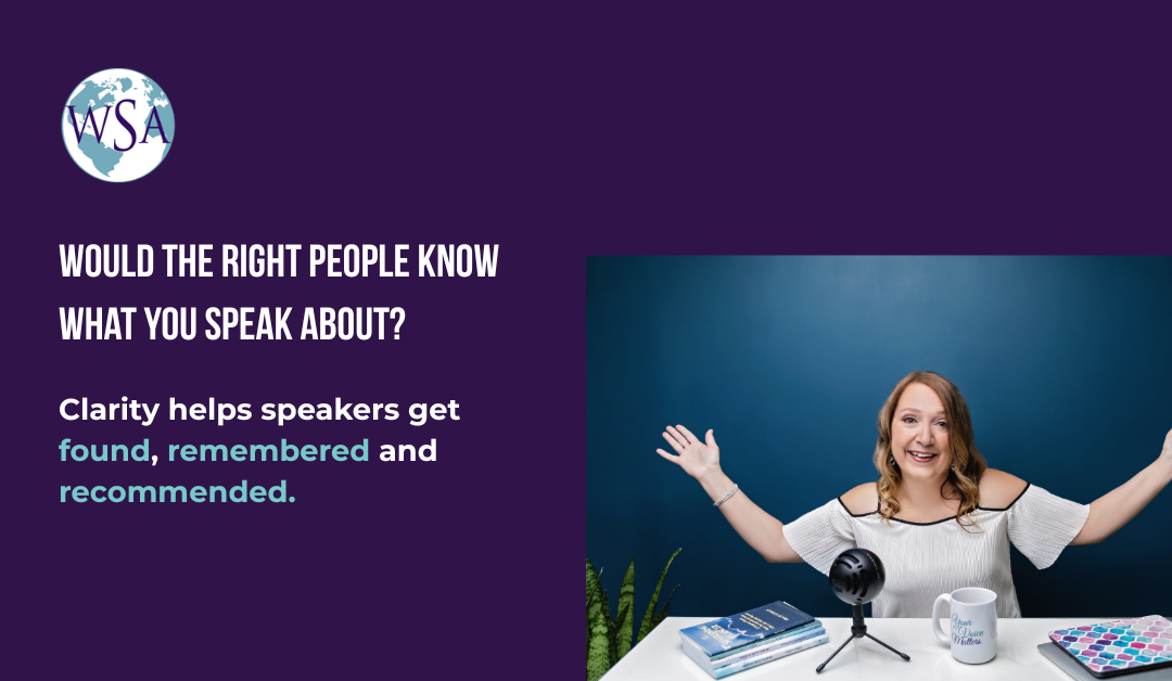 How Speakers Can Be Easier to Find Without Losing Their Authentic Voice